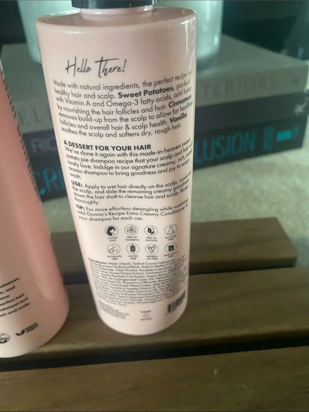 NEW set of 3 Sweet Potato Pie Extra Creamy Moisturizing Shampoo - Pink